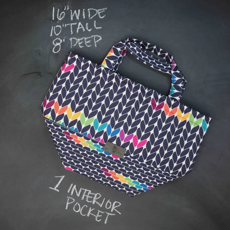 Bucket Tote Bag in In Stitches