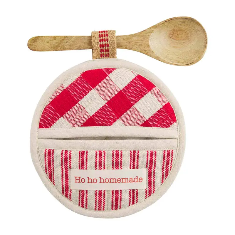 Buffalo Check Pot Holder Set by Mudpie