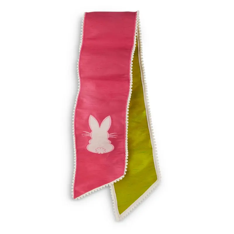 Bunny Wired Wreath Sash 54 in