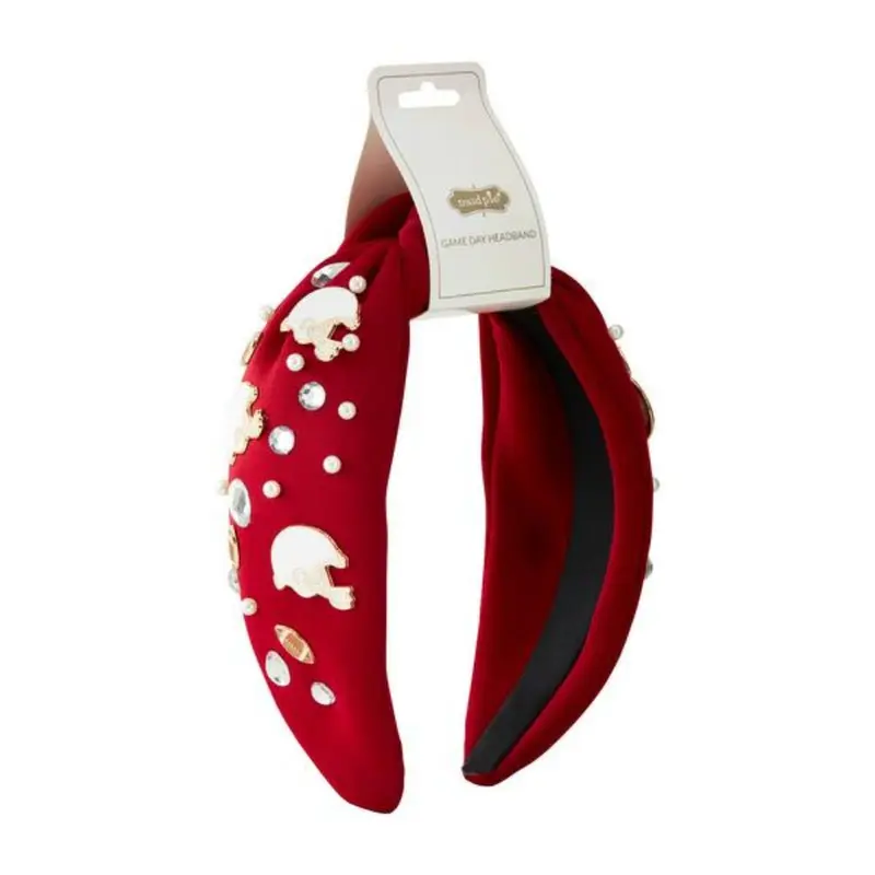 Burgundy Game Day Headband