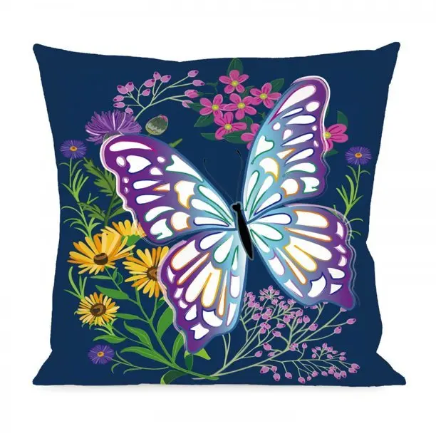 Butterfly Meadow Interchangeable Pillow Cover