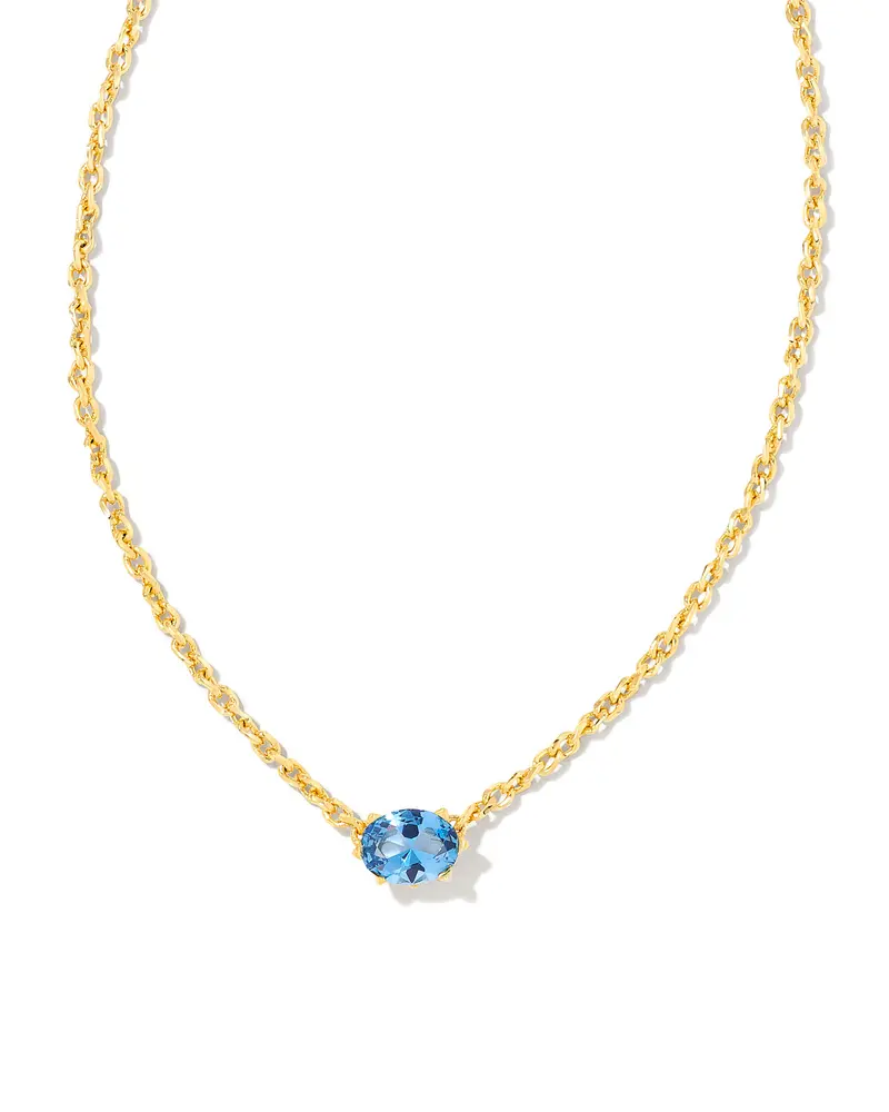 Cailin Gold December Pendant Necklace