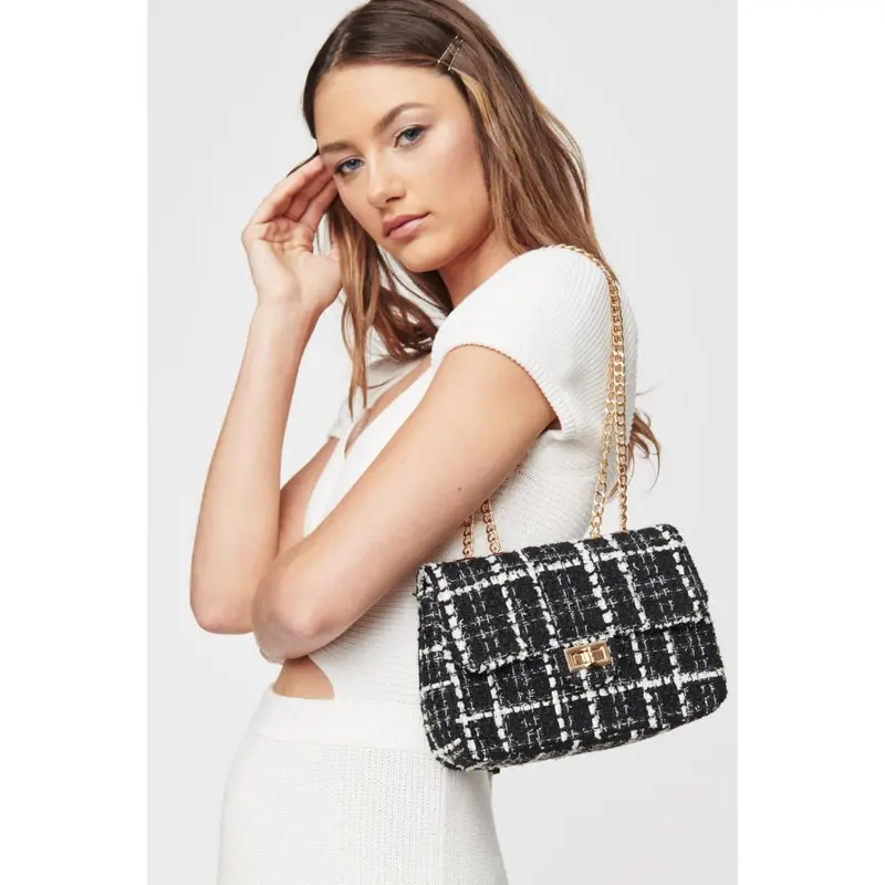 Camille Tweed Crossbody
