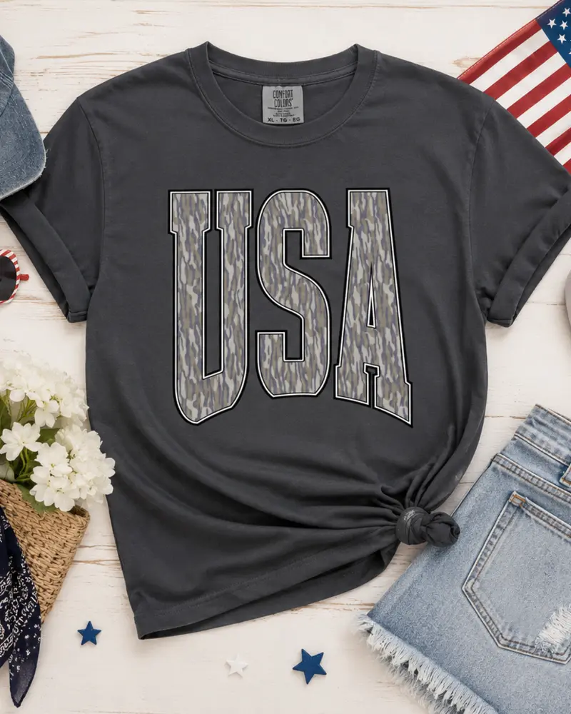 Camo Country USA Tee