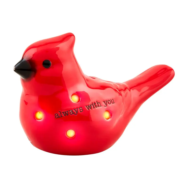 Cardinal Light-Up Sitter by MudPie