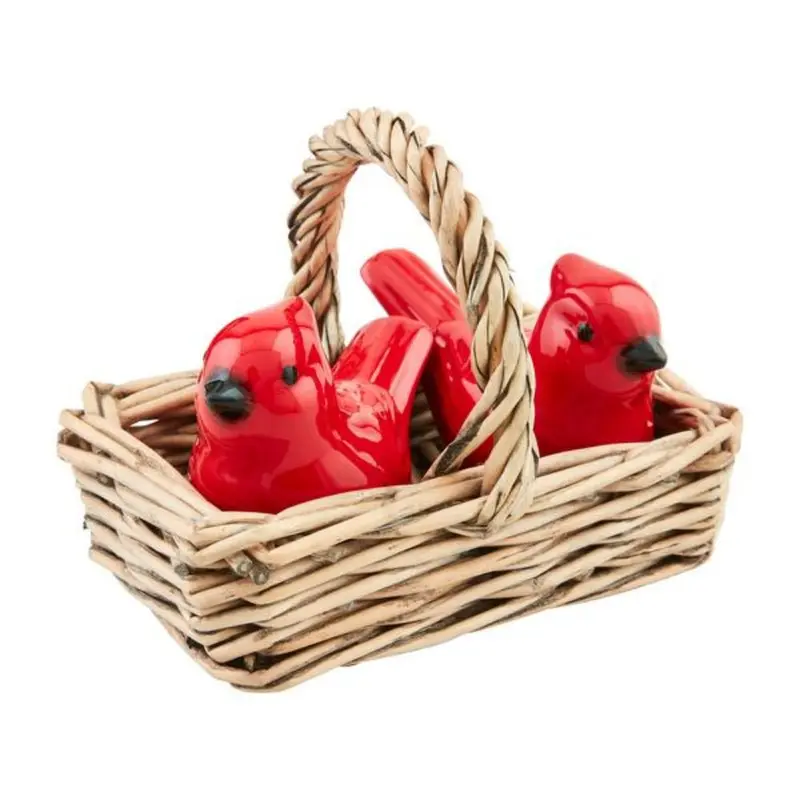 Cardinal Salt & Pepper Set by Mud Pie