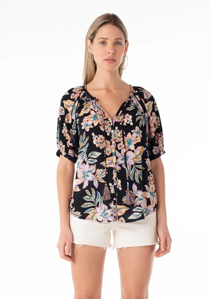 Carine Puff Sleeve Blouse
