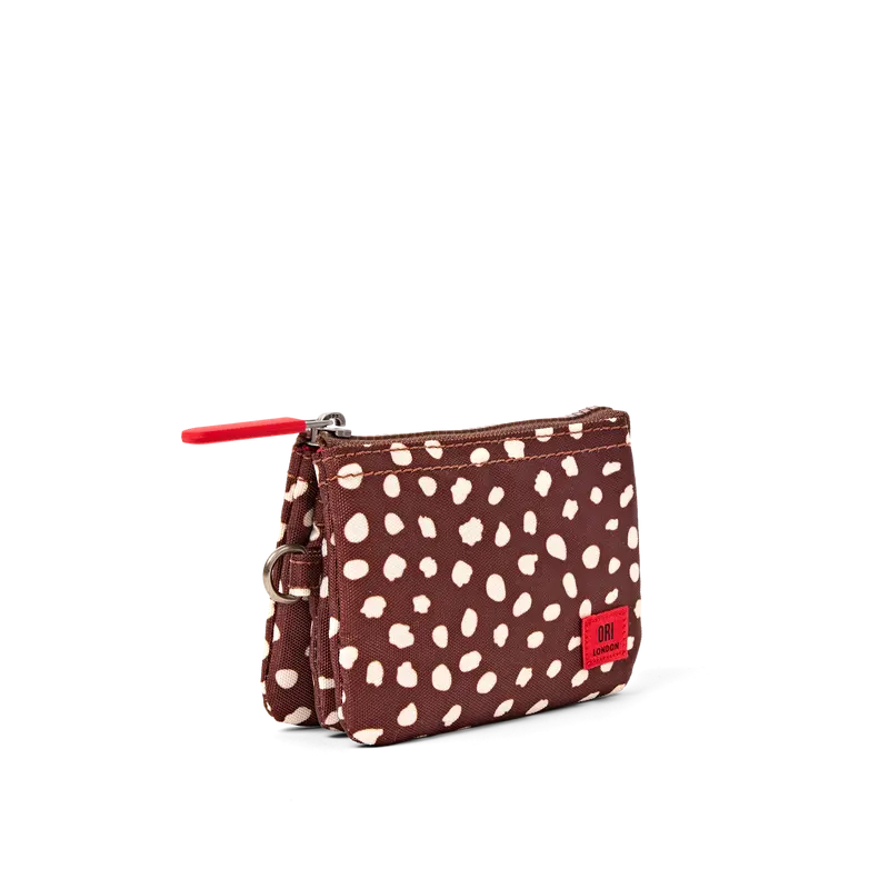 Carnaby Wallet in Brown Dot