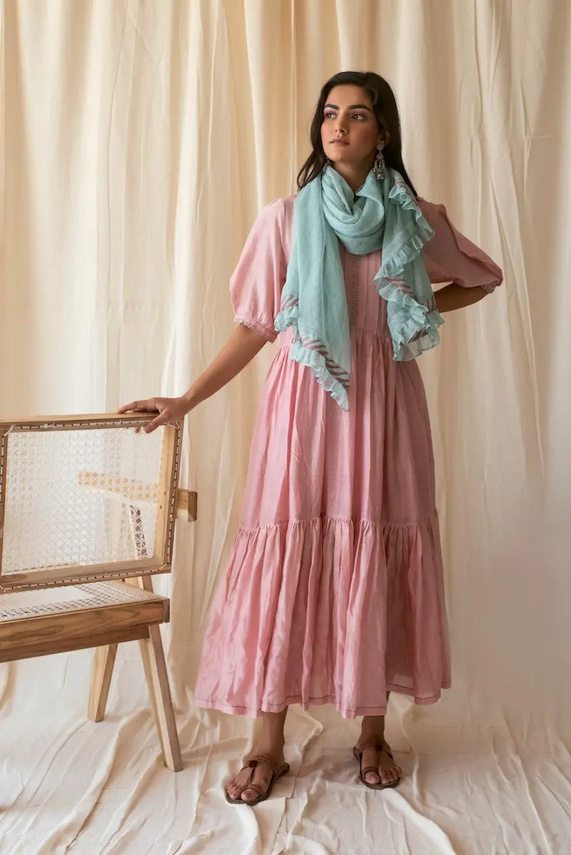Carnation Kurta With Dupatta