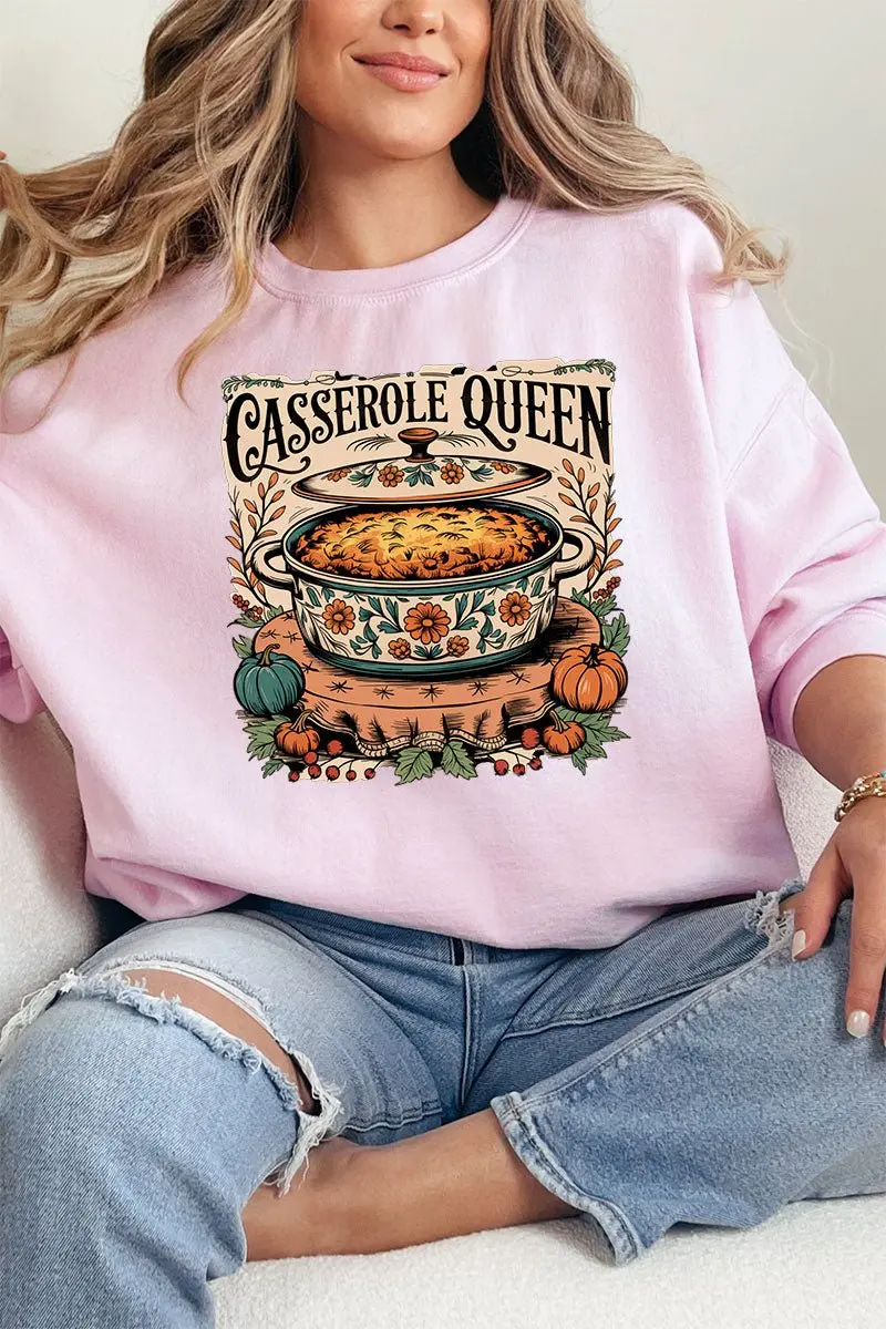 Casserole Queen Heavy Blend Crew Sweatshirt