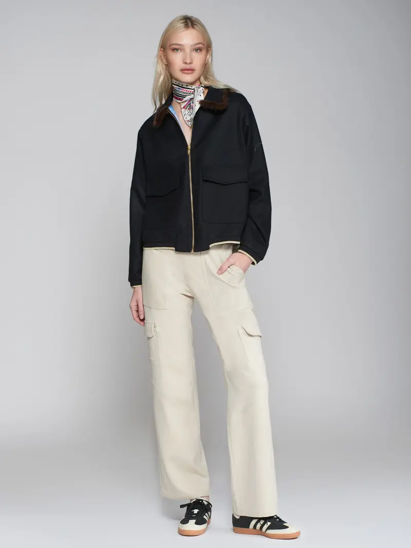 Cassia Raw Elastic Structure Trousers