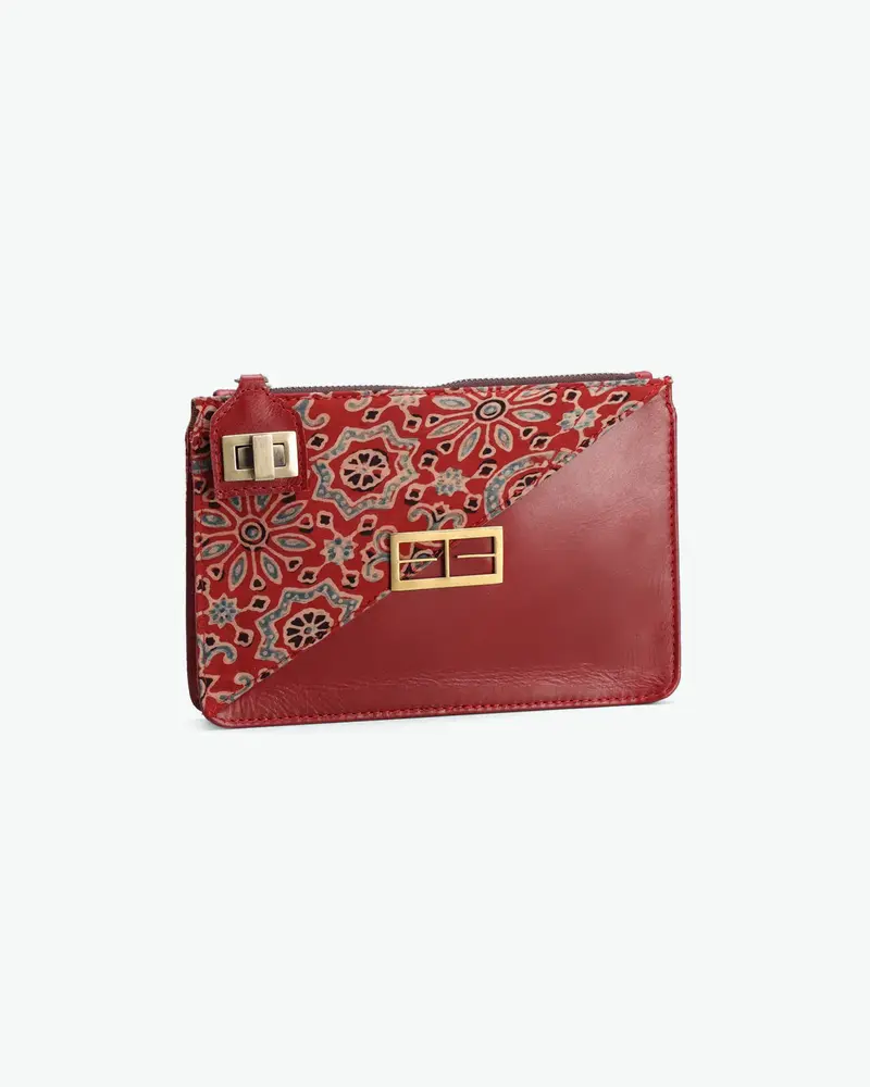 Casual Wear Red Clutch
