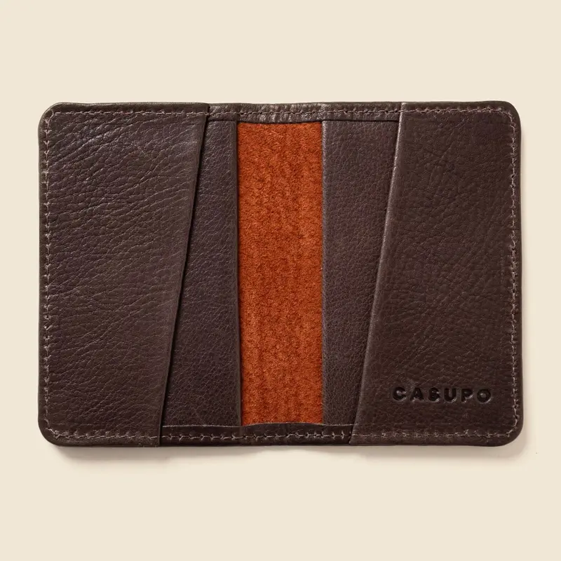 CASUPO Compact Bifold with RFID Protection - Brown