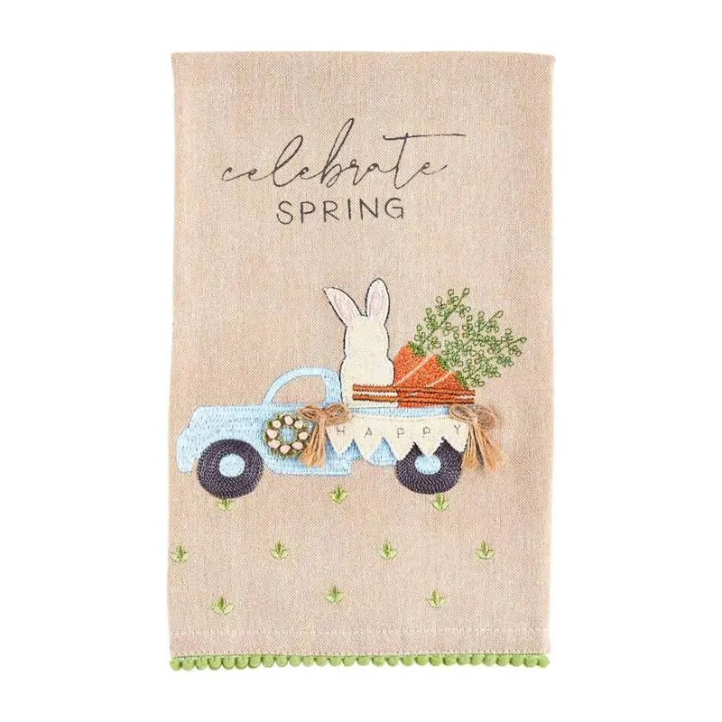 Celebrate Spring Easter Towels by Mudpie