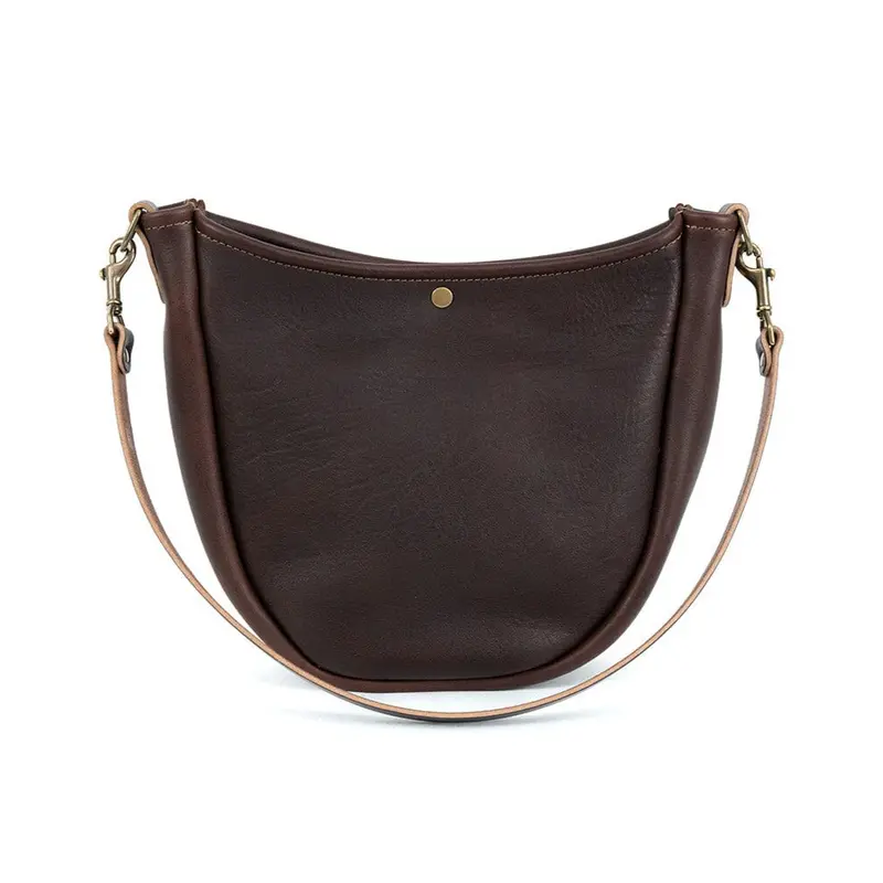 CELESTE LEATHER HOBO BAG - MOCHA | MOCHA STRAPS