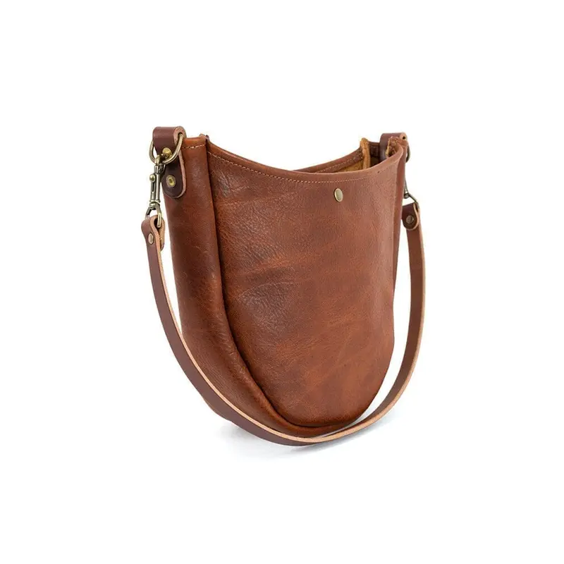 CELESTE LEATHER HOBO BAG - OLIVE | SADDLE STRAPS