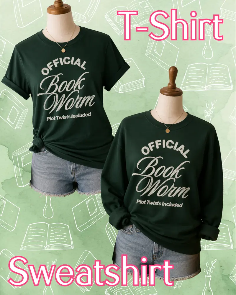 Certified Bookworm - Tee or Sweatshirt