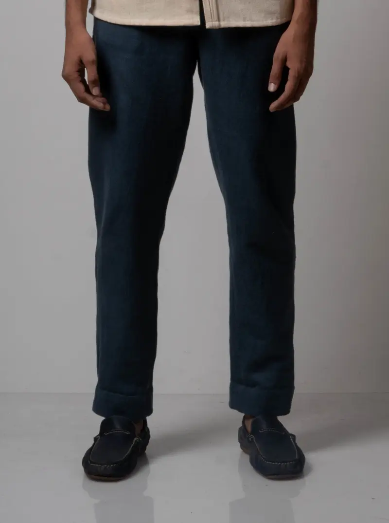 Charcoal Cotton Pants