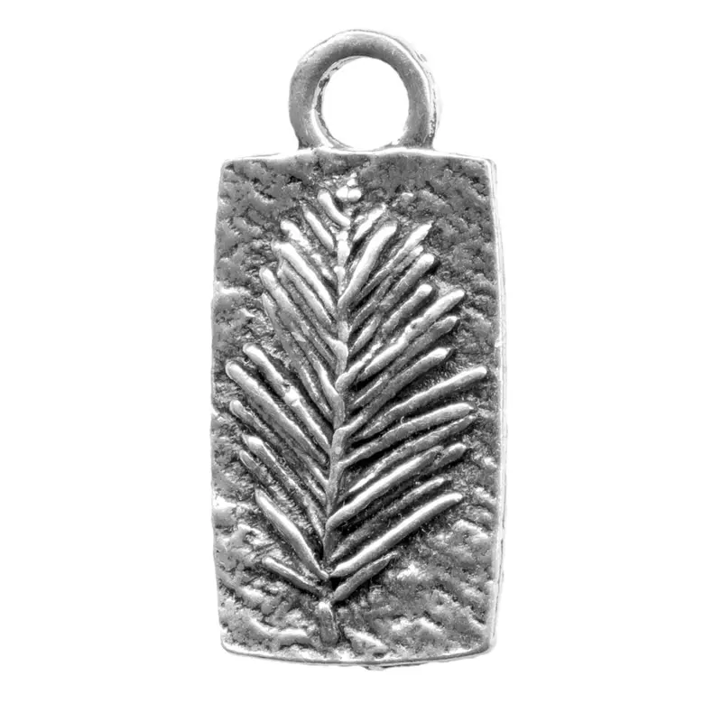 Charm, Britannia Metal, Pine Sprig