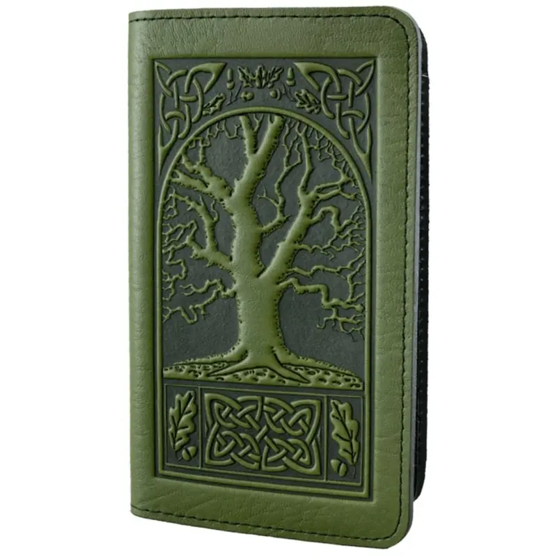 Checkbook Cover, Celtic Oak