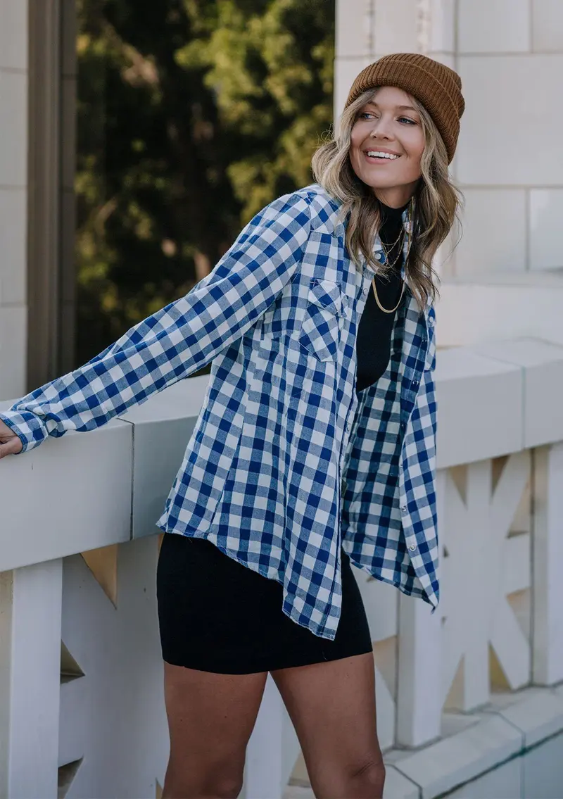 Checkmate Washed Button Up Shirt