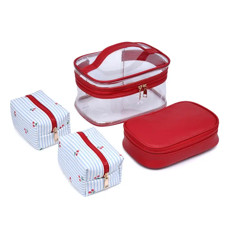 Cherry Lane - 4 Piece Train Case Set