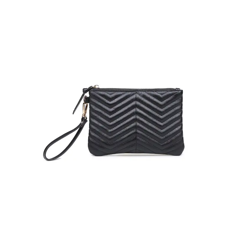 Chevron Wristlet