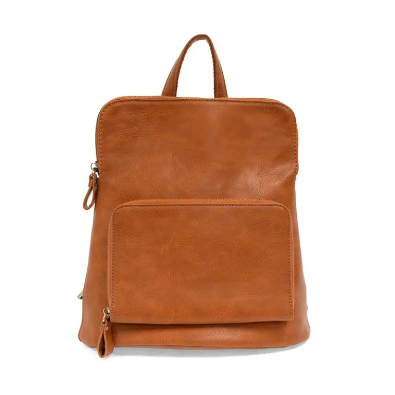 Chicory Brown - Vegan Leather Mini Julia Backpack