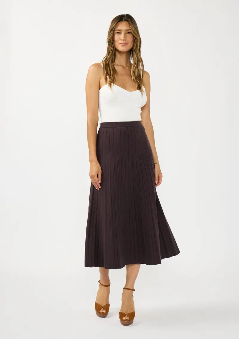Chloe Ribbed Maxi Skirt