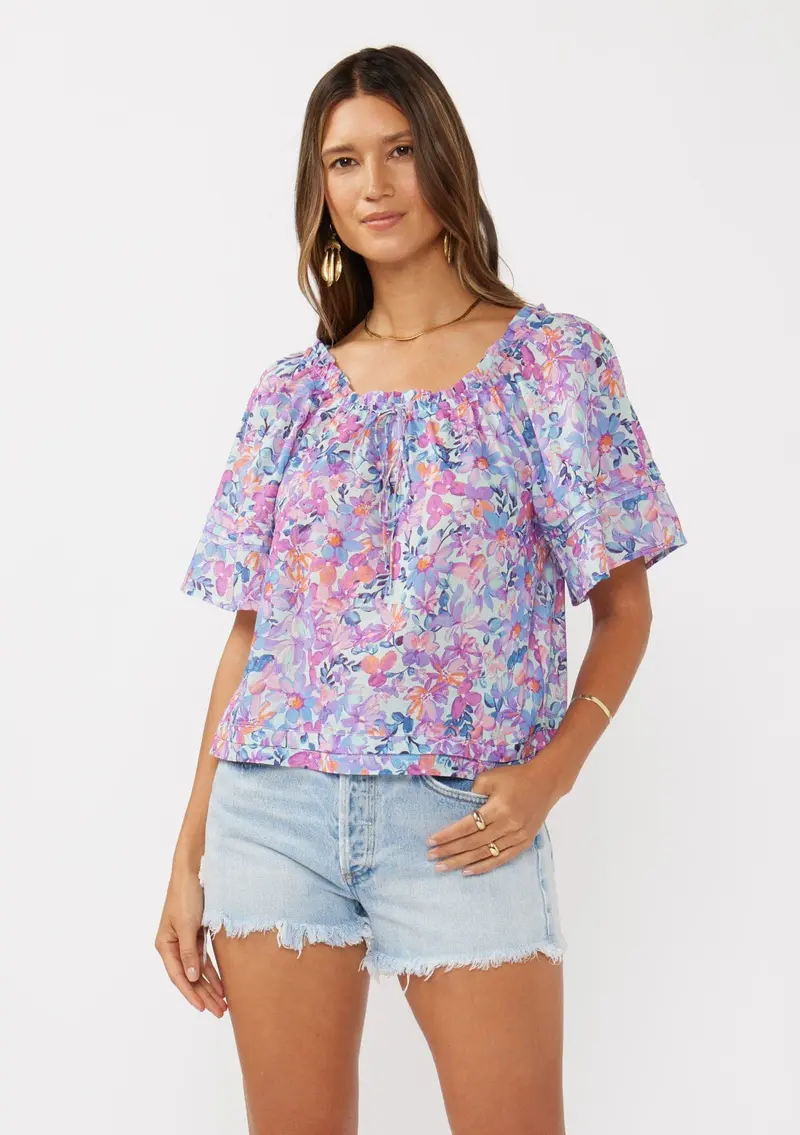 Chrissy Floral Top
