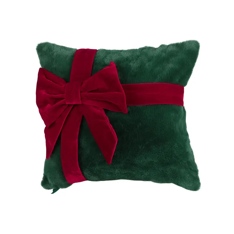 Christmas Gift Down-Filled Pillow – Green