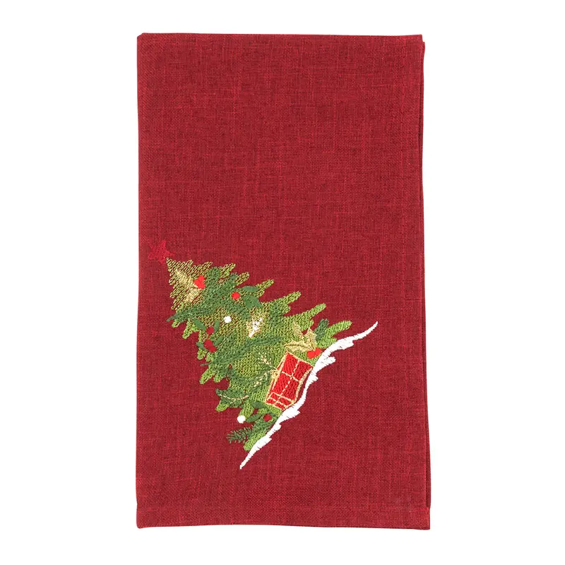 Christmas Tree Napkin – Red
