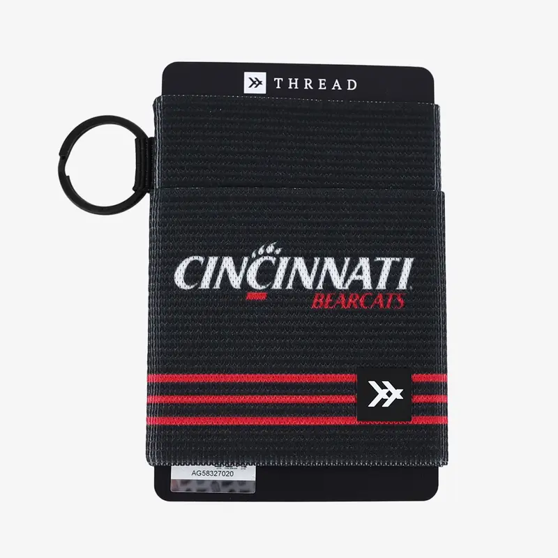 Cincinnati Black Stripes - Elastic Wallet