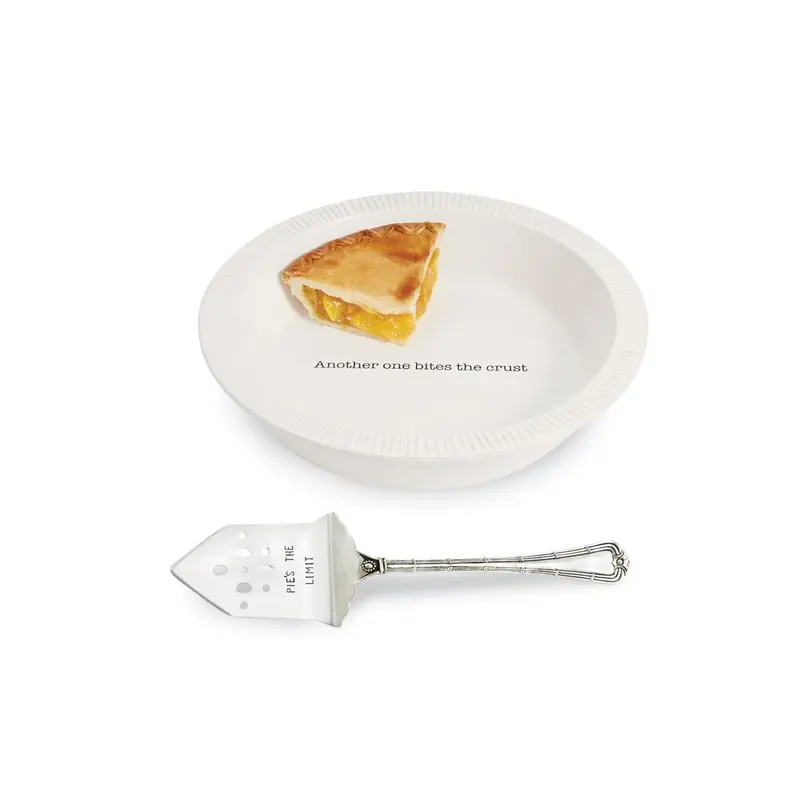 Circa Pie Plate with Server by Mudpie