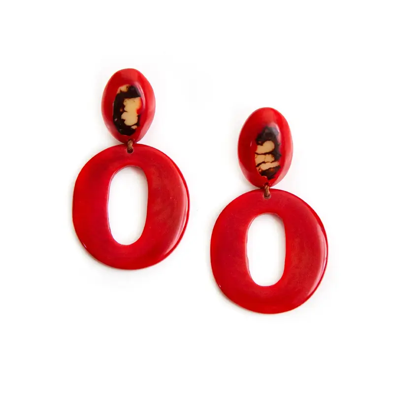 Circle Drop Earrings