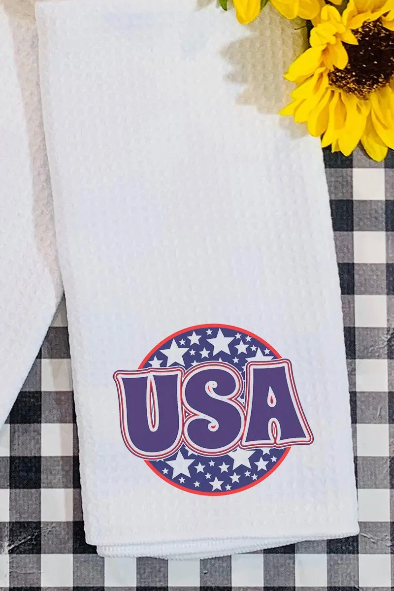 Circle USA Waffle Kitchen Towel