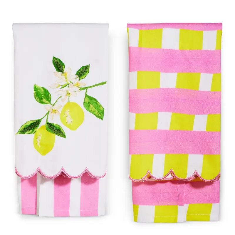 Citrus Weave Tea Towels 26 in