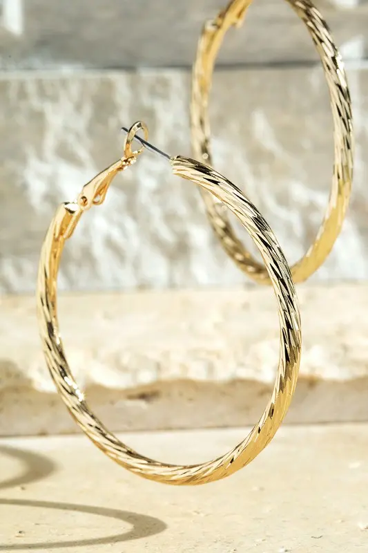 Clara Hoop- Gold