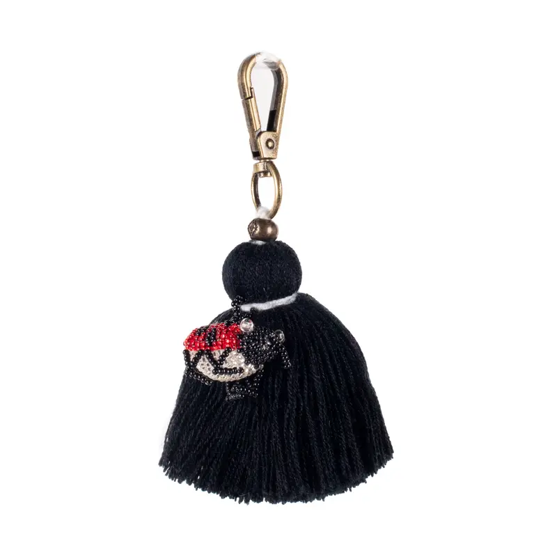 CLASSIC TASSEL - BEADED LADYBUG CHARM - NO. 242821