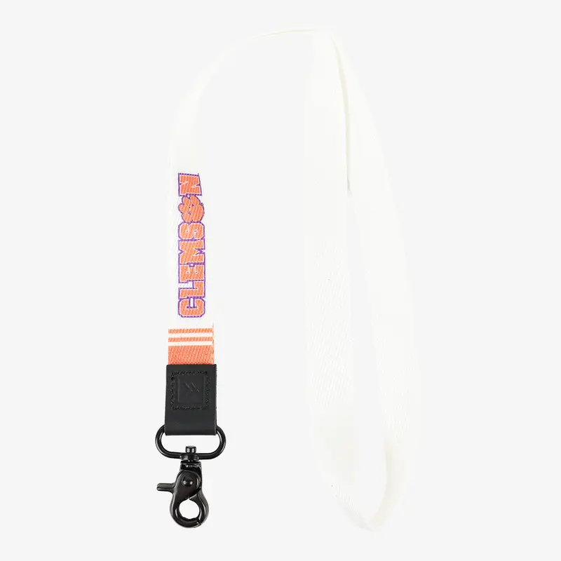 Clemson White - Neck Lanyard
