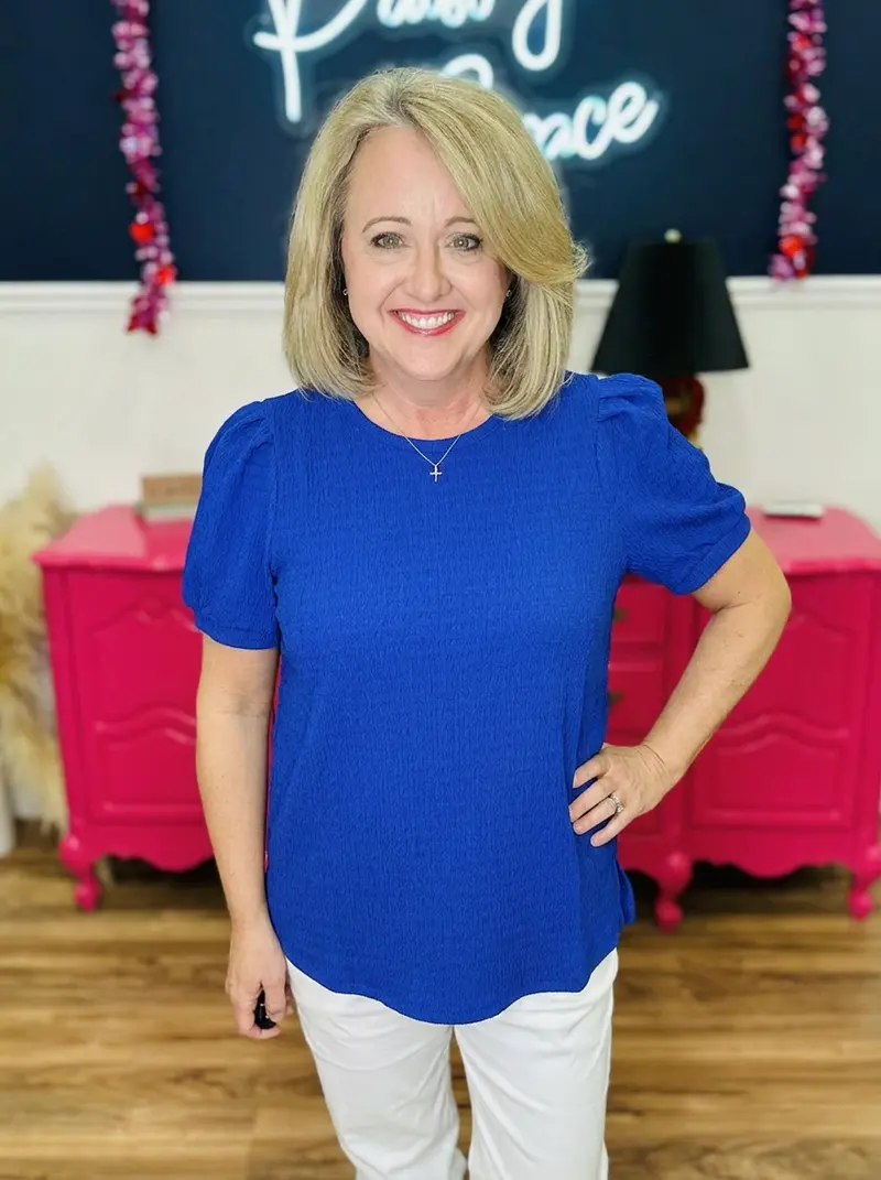 Cobalt Babe Top