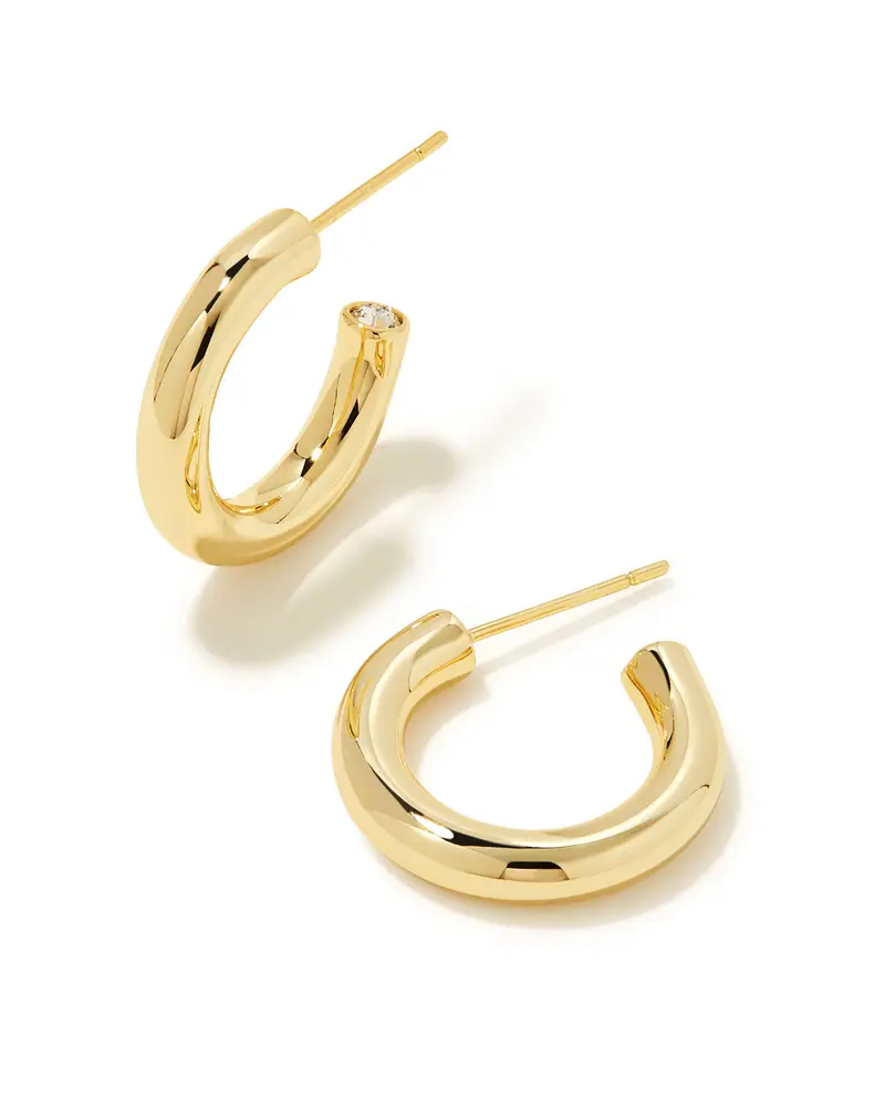 Colette Huggie Earrings in Gold