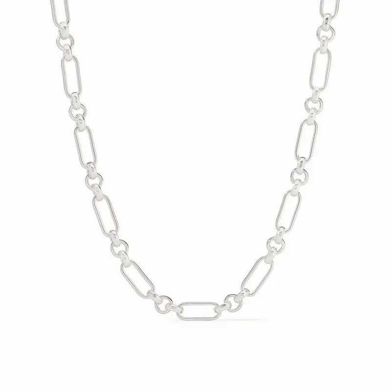 Colette Link Necklace in Silver