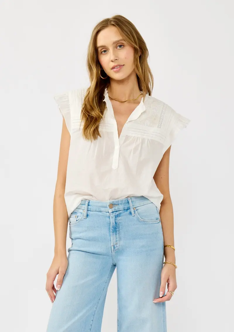Cora Embroidered Top