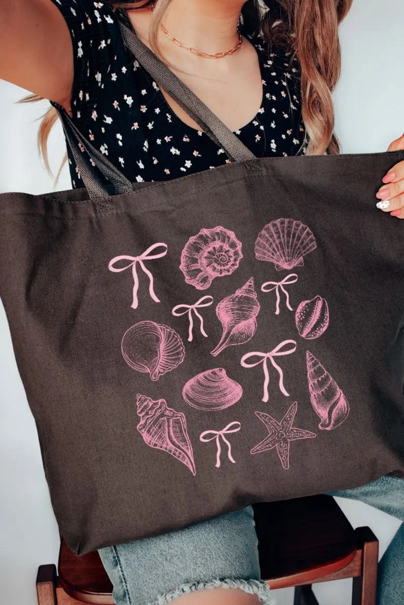 Coral Coast Canvas Jumbo Tote