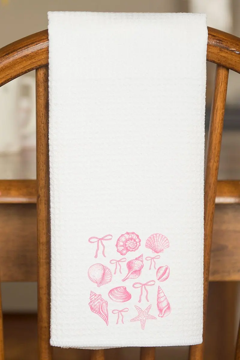 Coral Coast Waffle Kitchen Towel