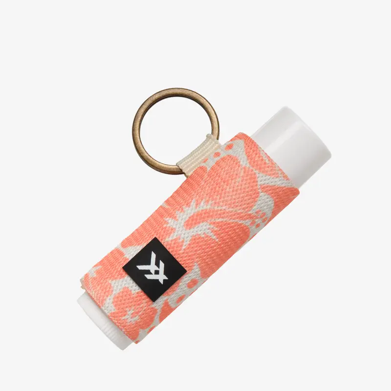 Coral Crush - Chapstick Holder Keychain