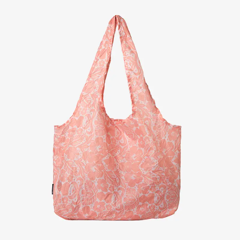 Coral Crush - Packable Tote Bag