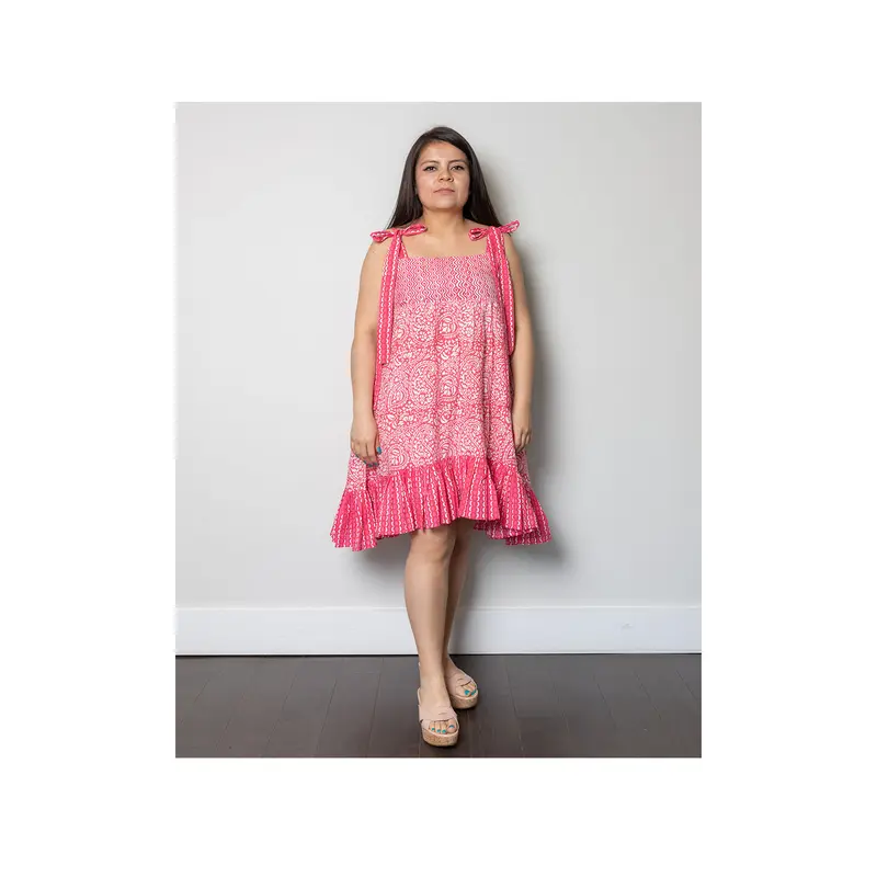 Coral Ikat