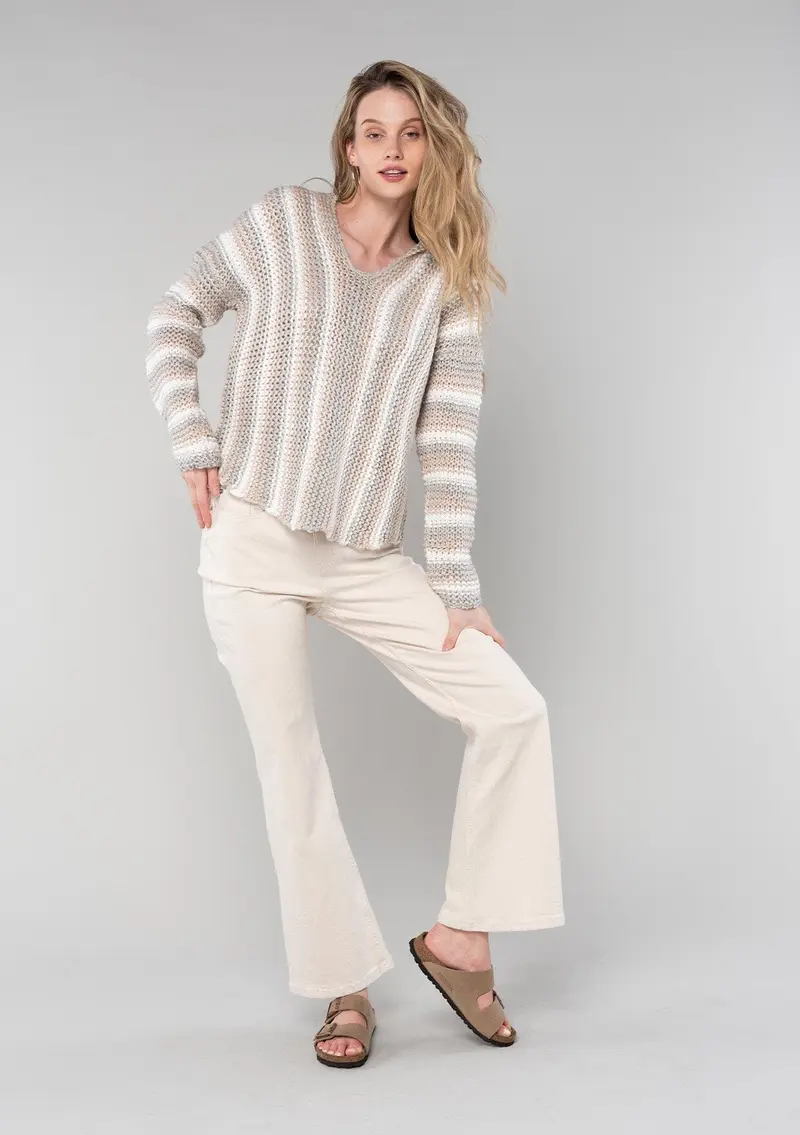Coraline Striped Pullover